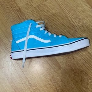 Teal high top vans